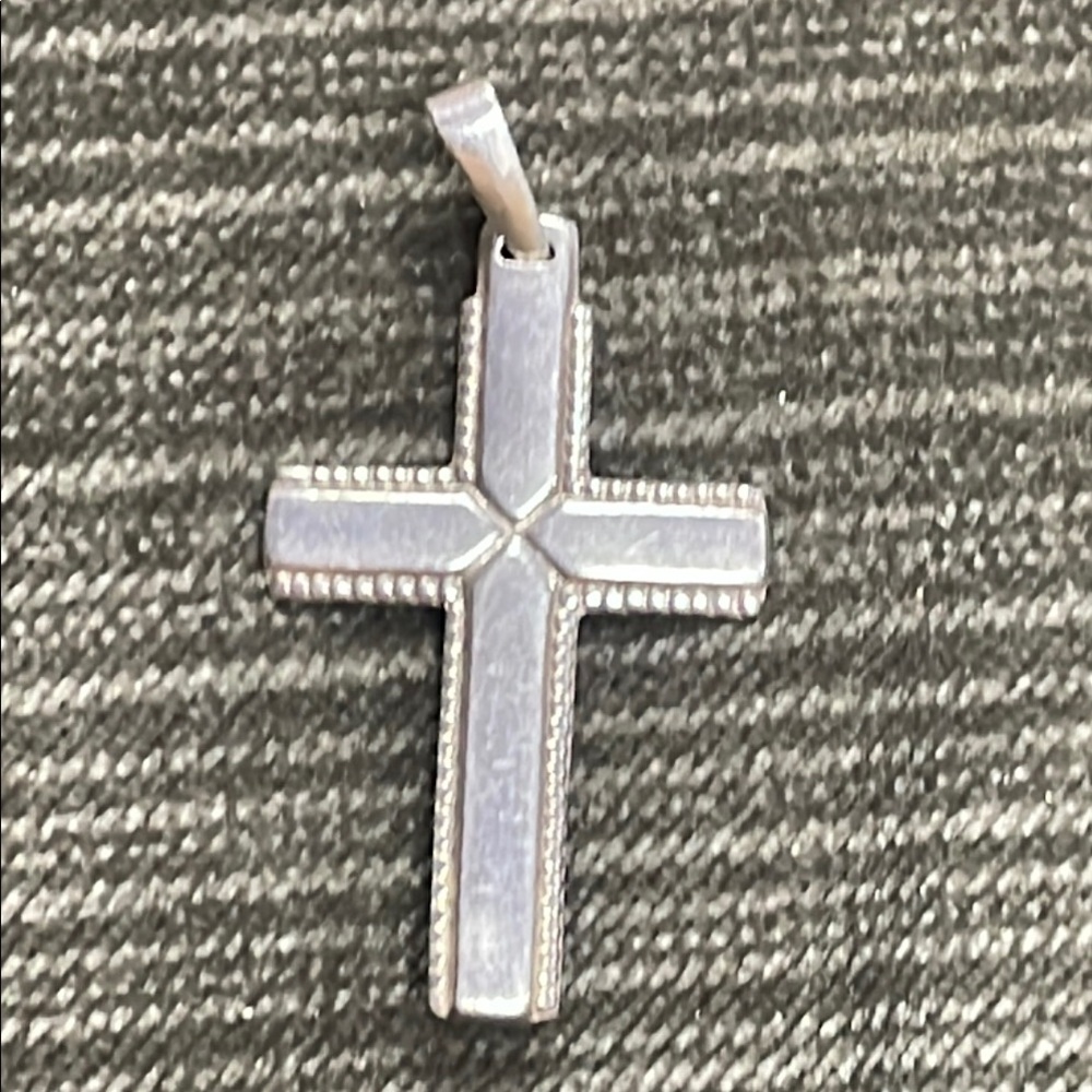 .925 Sterling CROSS PENDANT real solid Silver Fine Jewelry